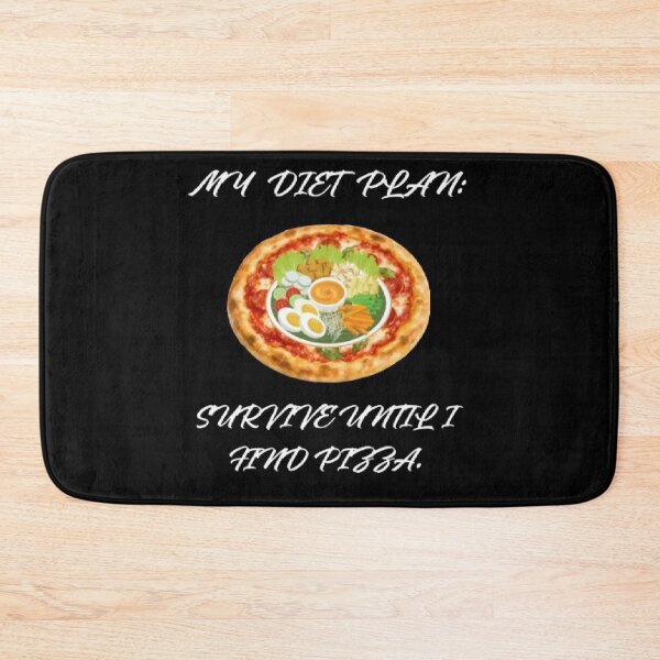 Item preview, My Diet Plan Survive Until I Find Pizza Funny Jurassic Park Parody designed and sold by Mircea786.