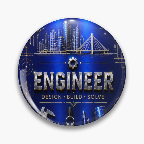 Item preview, Engineer Blood Red Metallic – Premium Engineering Design designed and sold by HO•Designs.