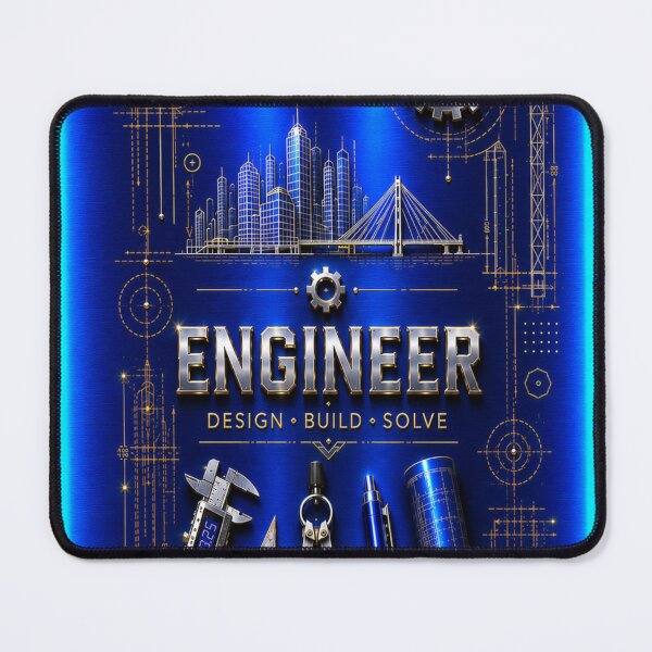 Item preview, Engineer Blood Red Metallic – Premium Engineering Design designed and sold by HO•Designs.