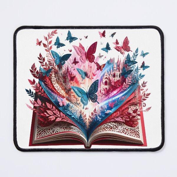 Item preview, Origami Butterfly and Origami Book Fantasy Art designed and sold by Marcu Ioachim.