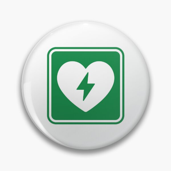 Item preview, AED Heart Defibrillator Emergency Medical Symbol designed and sold by VectorForge Studio.