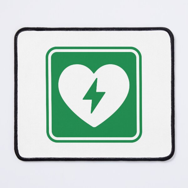 Item preview, AED Heart Defibrillator Emergency Medical Symbol designed and sold by VectorForge Studio.