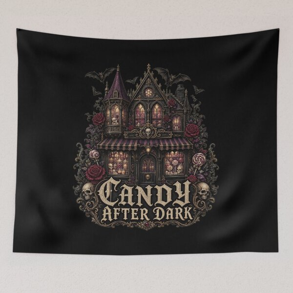 Item preview, HALLOWEEN Candy After Dark – Spooky Halloween Treat Sticker designed and sold by Uglyandcute.