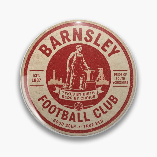 Item preview, Barnsley FC Retro Beer Mat Graphic designed and sold by FanFueledStickers.
