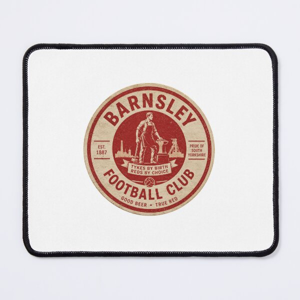 Item preview, Barnsley FC Retro Beer Mat Graphic designed and sold by FanFueledStickers.