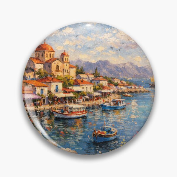 Item preview, A painting of Salamis, Cyprus – A Beautiful City in Europe. designed and sold by GalleryKauffeld.