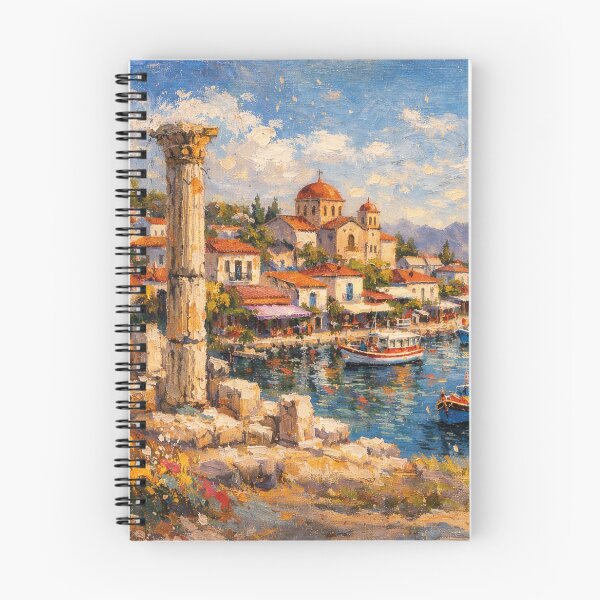 Item preview, A painting of Salamis, Cyprus – A Beautiful City in Europe. designed and sold by GalleryKauffeld.