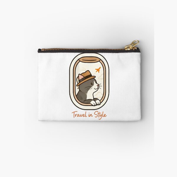 Item preview, Jet‑Set Kitty – Perfect Cat Lover Gift designed and sold by Icareis-Studios.