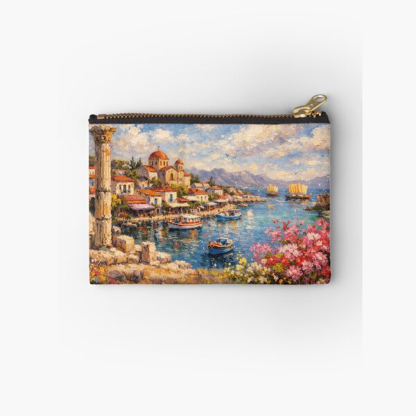 Item preview, A painting of Salamis, Cyprus – A Beautiful City in Europe. designed and sold by GalleryKauffeld.