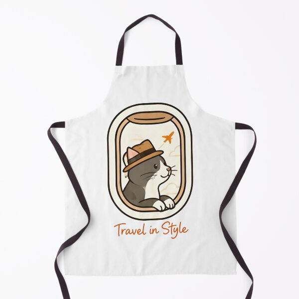 Item preview, Jet‑Set Kitty – Perfect Cat Lover Gift designed and sold by Icareis-Studios.