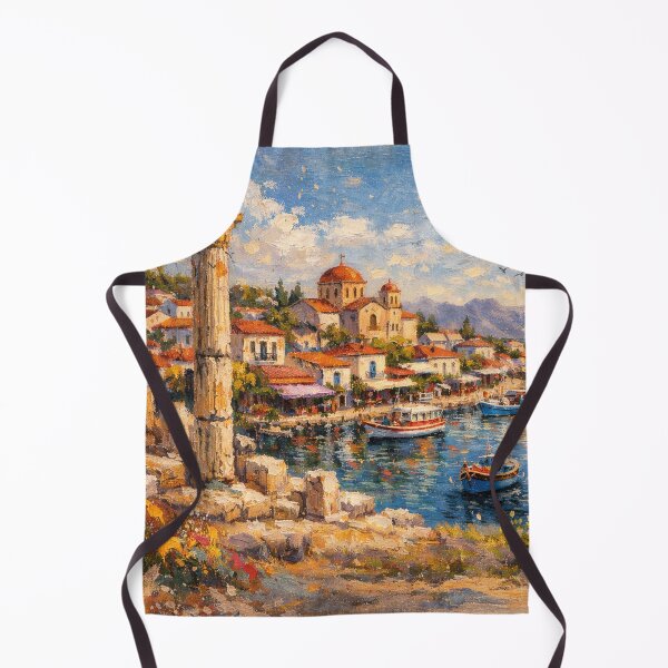 Item preview, A painting of Salamis, Cyprus – A Beautiful City in Europe. designed and sold by GalleryKauffeld.