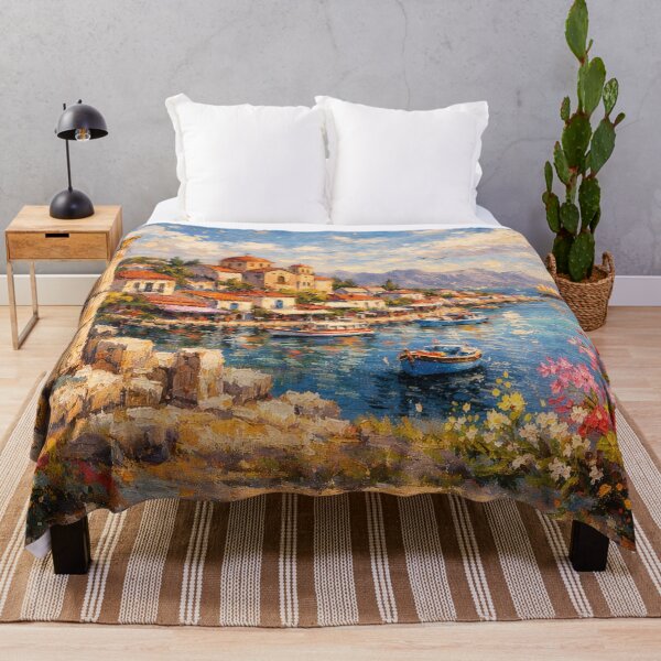Item preview, A painting of Salamis, Cyprus – A Beautiful City in Europe. designed and sold by GalleryKauffeld.