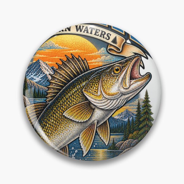 Item preview, Walleye Northern Waters designed and sold by KrungiT Design .