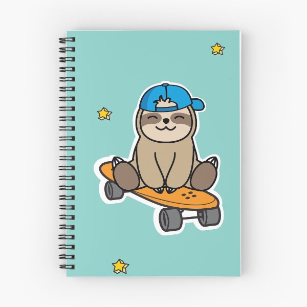 Item preview, Cool Sloth Riding a Skateboard designed and sold by Hakubiya.