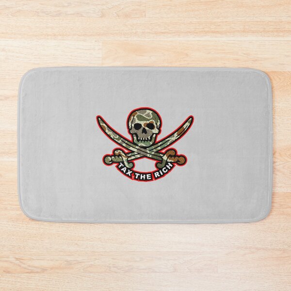 Item preview, Tax the Rich - Rebel Pirate - Calico Jack Retro 80_s Vintage - Duck Frogskin Camo   designed and sold by Bandanapparel.