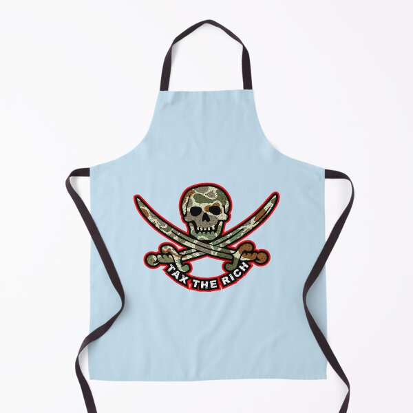 Item preview, Tax the Rich - Rebel Pirate - Calico Jack Retro 80_s Vintage - Duck Frogskin Camo designed and sold by Bandanapparel.