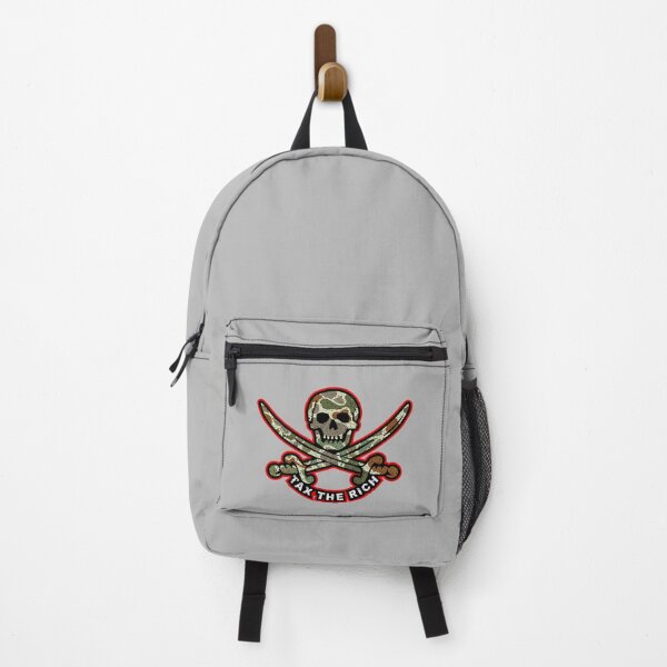 Item preview, Tax the Rich - Rebel Pirate - Calico Jack Retro 80_s Vintage - Duck Frogskin Camo designed and sold by Bandanapparel.