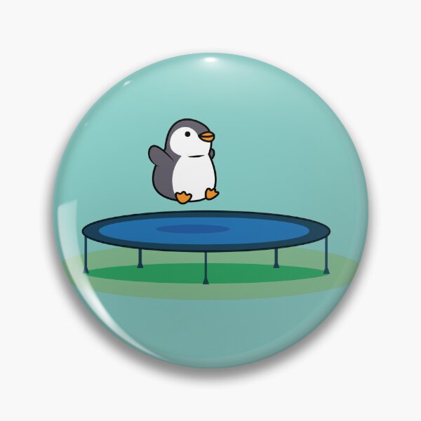 Item preview, Cute Penguin Jumping on a Trampoline designed and sold by Hakubiya.