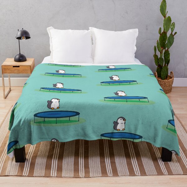 Item preview, Cute Penguin Jumping on a Trampoline designed and sold by Hakubiya.
