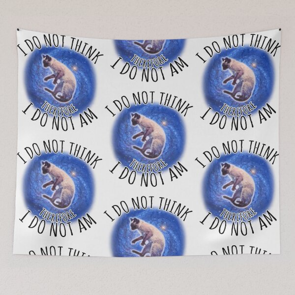 Item preview, Cosmic Siamese Cat Galaxy Humor designed and sold by phoebelevine.