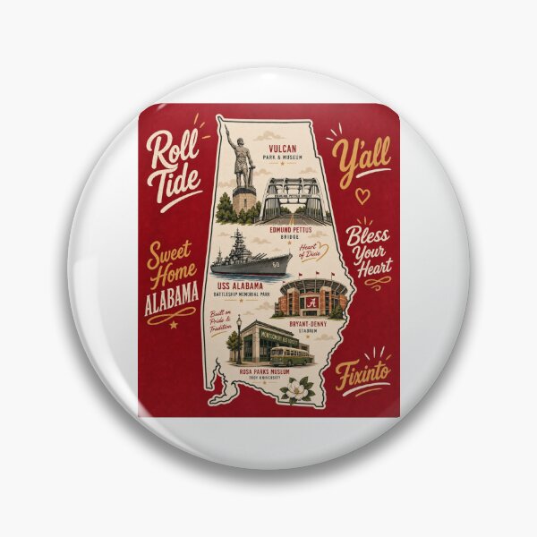 Item preview, A is for Alabama designed and sold by 5PointsDigital.