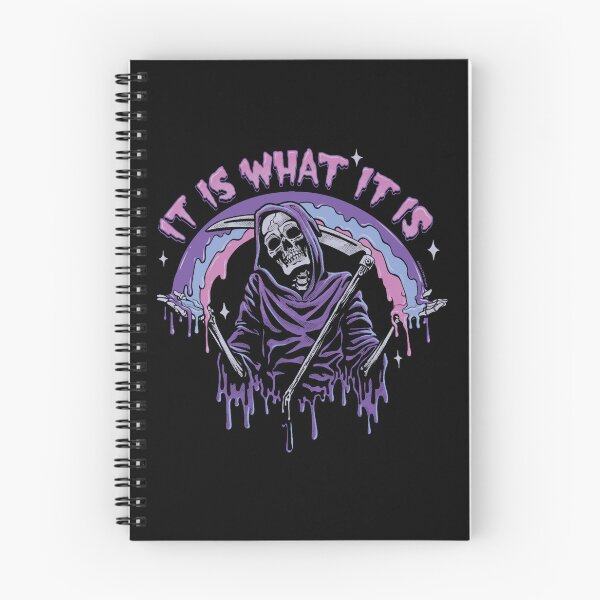Item preview, death ~ it is what it is ~ pastel goth grim reaper drip designed and sold by AntonioLeon9.