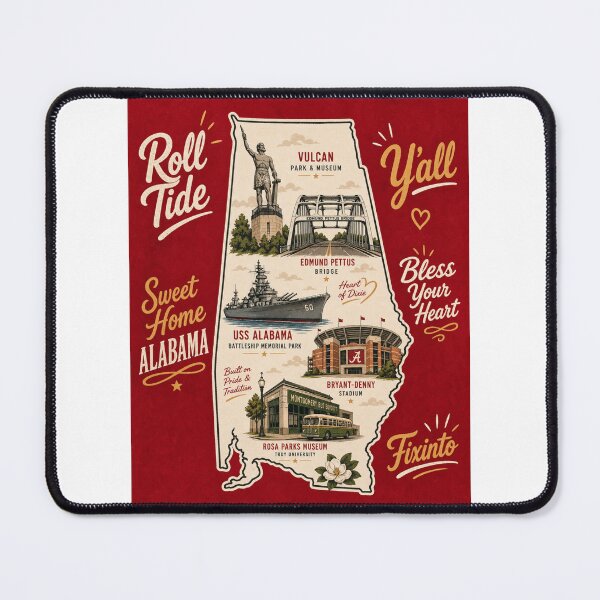 Item preview, A is for Alabama designed and sold by 5PointsDigital.