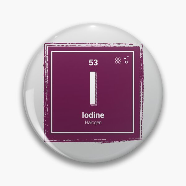 Item preview, Iodine Element Periodic Table Science Design designed and sold by Hakubiya.