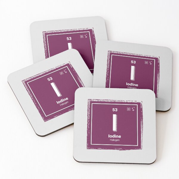 Item preview, Iodine Element Periodic Table Science Design designed and sold by Hakubiya.