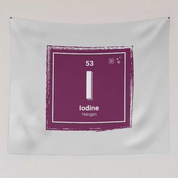 Item preview, Iodine Element Periodic Table Science Design designed and sold by Hakubiya.