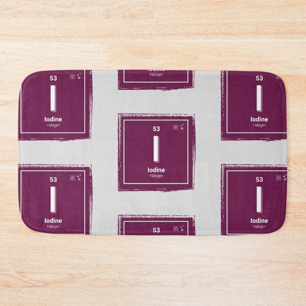 Item preview, Iodine Element Periodic Table Science Design designed and sold by Hakubiya.