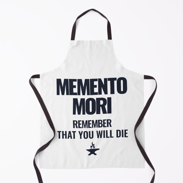 Item preview, Memento Mori - Bold Stoic Quote - Dark Version designed and sold by Stoic Core.