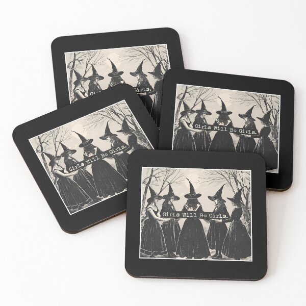 Item preview, feminist, girls will be girls, witches halloween designed and sold by AntonioLeon9.