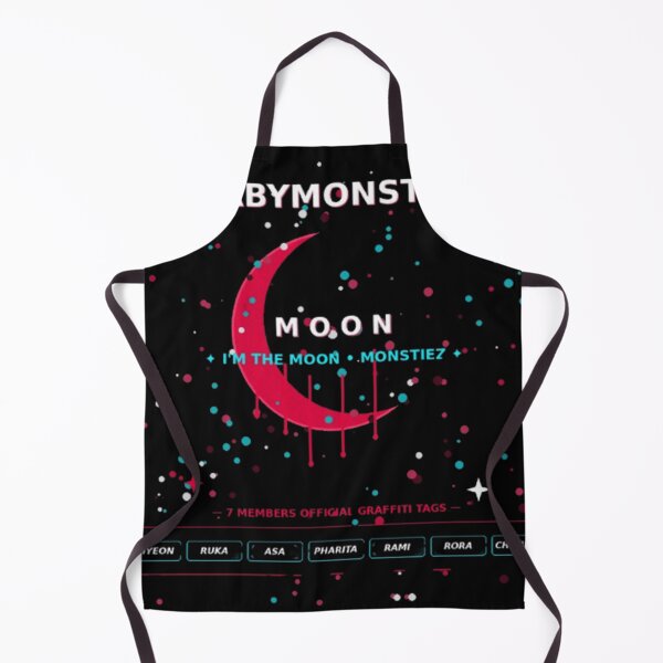 Item preview, BABYMONSTER Moon Streetwear Graffiti Design - All 7 Members MONSTIEZ designed and sold by storeAC.