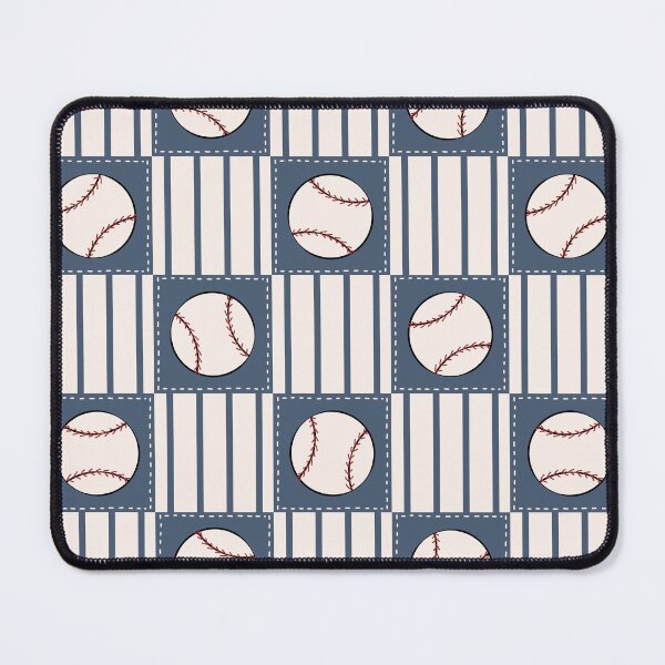 Item preview, Baseball Patchwork Stripes designed and sold by CreativeDraws42.