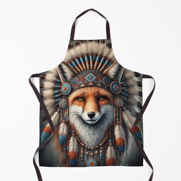 Item preview, Spirit of the Wild Mystical Fox Portrait designed and sold by Hakubiya.