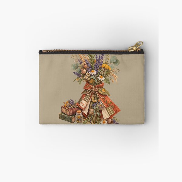 Item preview, Cottagecore Caped Herb Bundle Watercolor Art – Whimsical Halloween Print designed and sold by MagicMakerPh.