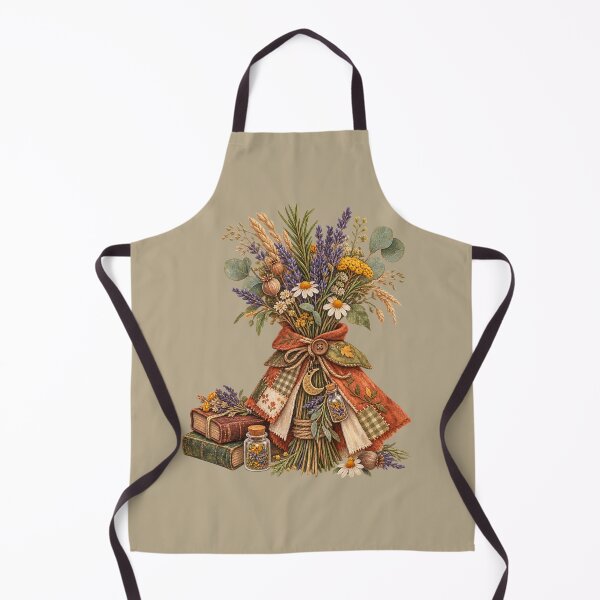Item preview, Cottagecore Caped Herb Bundle Watercolor Art – Whimsical Halloween Print designed and sold by MagicMakerPh.