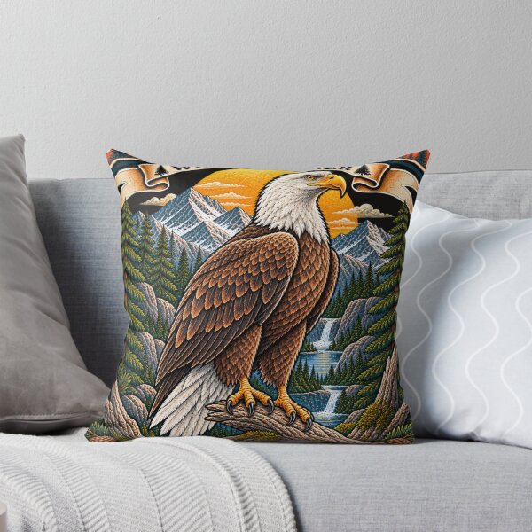 Item preview, Bald Eagle Wild Frontier designed and sold by KrungiT Design .