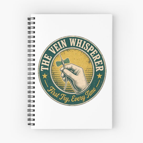 Item preview, The Vein Whisperer Phlebotomist Retro Badge designed and sold by Kaikab007.