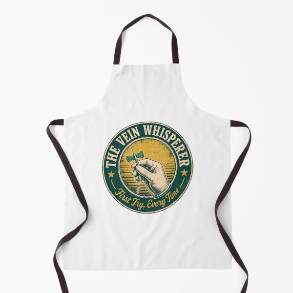 Item preview, The Vein Whisperer Phlebotomist Retro Badge designed and sold by Kaikab007.