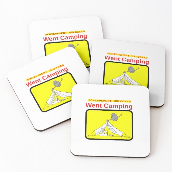 Item preview, Achievement unlocked: Went Camping designed and sold by LittleGreyMan2026.