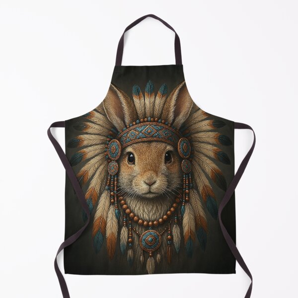 Item preview, Spirit of the Wild Mystical Rabbit Portrait designed and sold by Hakubiya.