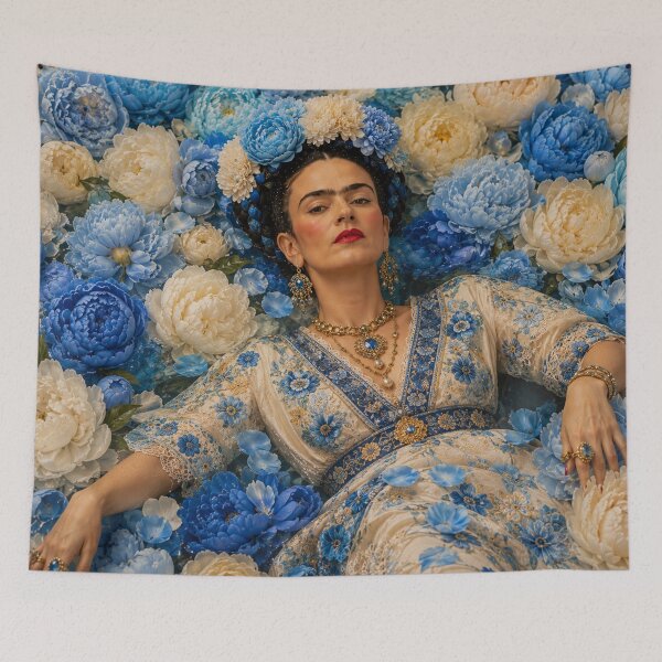 Item preview, Blue Dahlias designed and sold by Muycote.