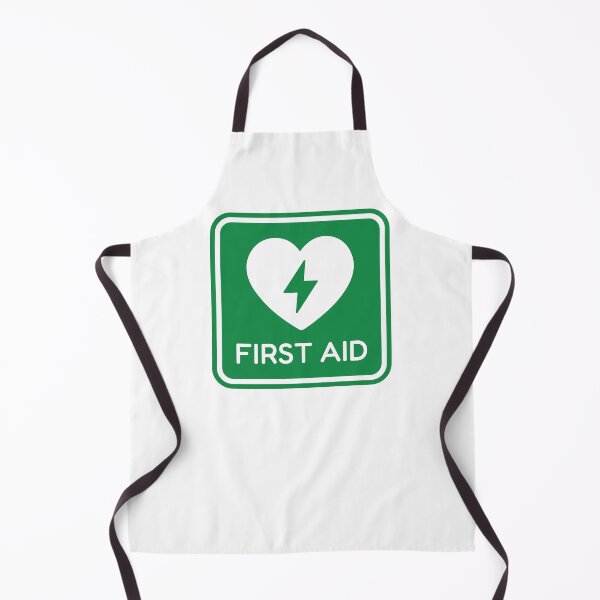 Item preview, First Aid Heart Defibrillator Emergency Sign designed and sold by VectorForge Studio.