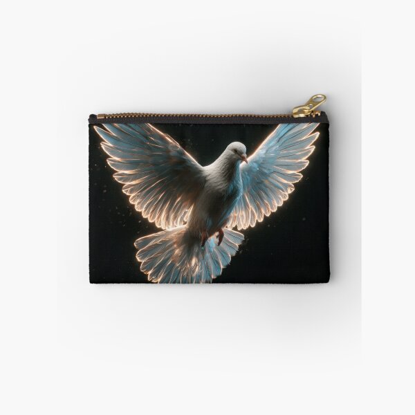 Item preview, Holy Spirit Dove Glowing Wings Peace Symbol designed and sold by FrostyFrisby.