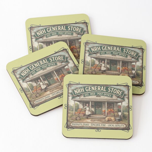 Item preview, NRH General Store Est 1950 Post Office Produits Frais Epicerie Fine Vintage Country Store Sign designed and sold by Normandy Road Heritage™ - Vintage Garage Art.