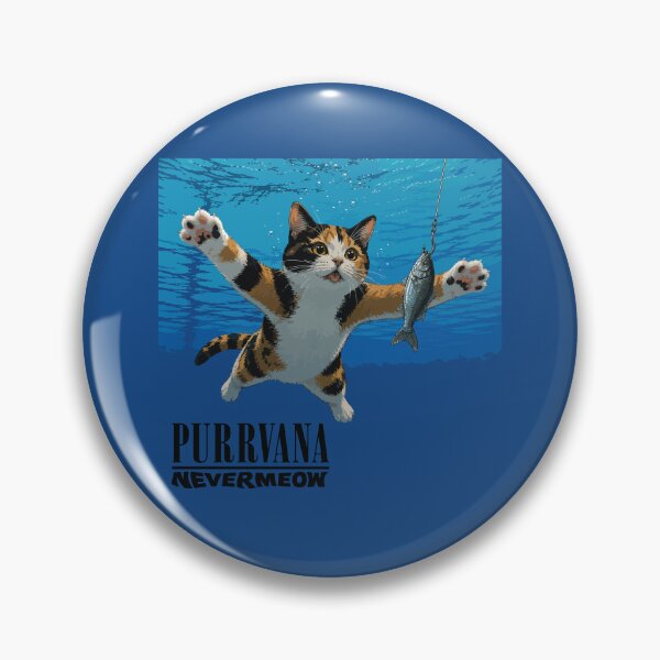 Item preview, Purrvana-Nevermeow Album Art designed and sold by GhoulishGraphX.