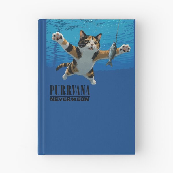 Item preview, Purrvana-Nevermeow Album Art designed and sold by GhoulishGraphX.