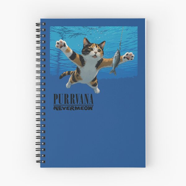 Item preview, Purrvana-Nevermeow Album Art designed and sold by GhoulishGraphX.